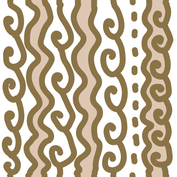 Seamless pattern of abstract simple waves - Vektori, kuva