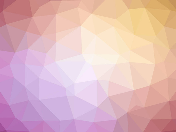 Orange purple gradient polygon shaped background - Photo, Image