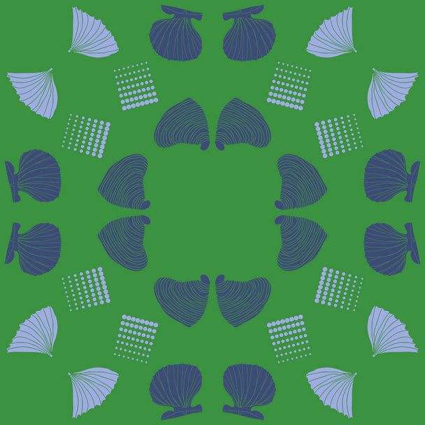 set of seashells vector illustration  - Vektor, kép