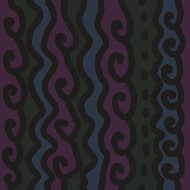 Seamless pattern of abstract simple waves - Vector, imagen