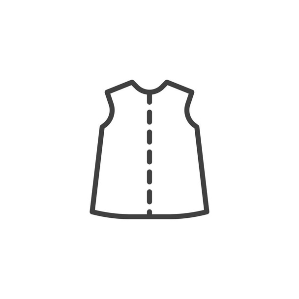 Sewing Pattern line icon - Vecteur, image
