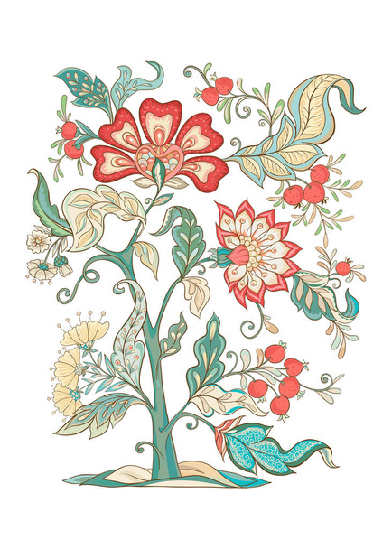 Floral decorative elements - Wektor, obraz