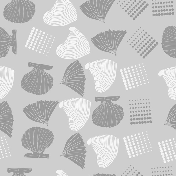 seashells abstract background vector illustration  - Vektor, Bild