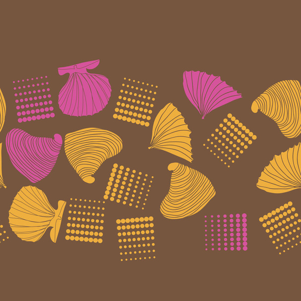 set of seashells vector illustration  - Vetor, Imagem