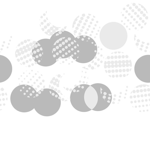 Seamless circles pattern, simply vector illustration - Vektor, Bild
