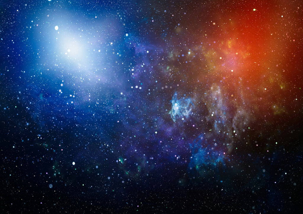 Espacio profundo. Fondo de campo de estrellas de alta definición. Textura de fondo del espacio exterior estrellado. Colorido cielo nocturno estrellado fondo del espacio exterior - Foto, Imagen