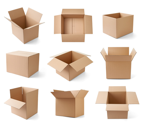 cardboard box package moving transportation delivery - Photo, Image