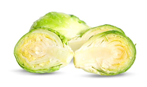 brussels sprouts isolated on white background  - Photo, Image