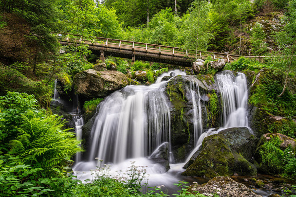 triberg waterfall, triberg, Schwarzwald, germany - Fotoğraf, Görsel