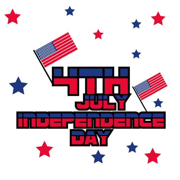 Ημέρα ανεξαρτησίας Αμερική διανύσματα - Διάνυσμα, εικόνα