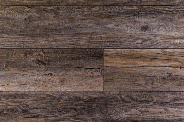 Wooden background. Tightly knit brown boards. Wooden floor. Tile - Fotografie, Obrázek