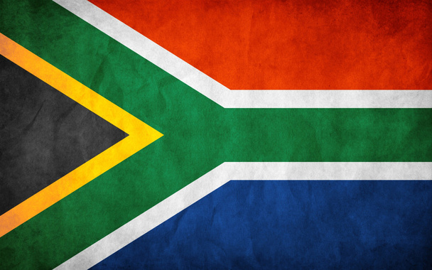 Vlag van Zuid-Afrika - Vector, afbeelding