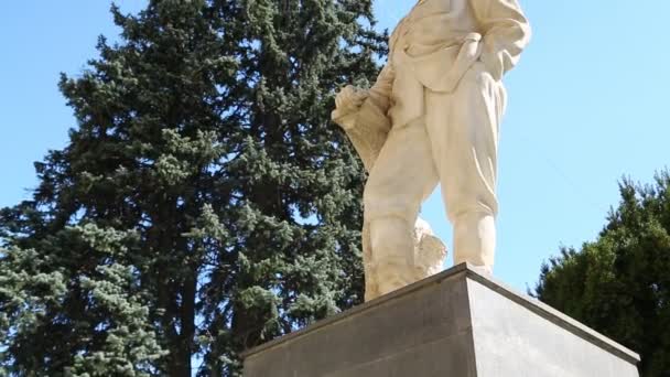 Denkmal des Stalins in gori, Georgien - Filmmaterial, Video