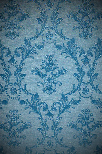 floral wallpaper in baroque style - Photo, Image