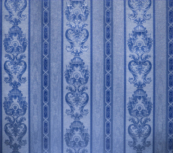 floral wallpaper in baroque style - Photo, Image