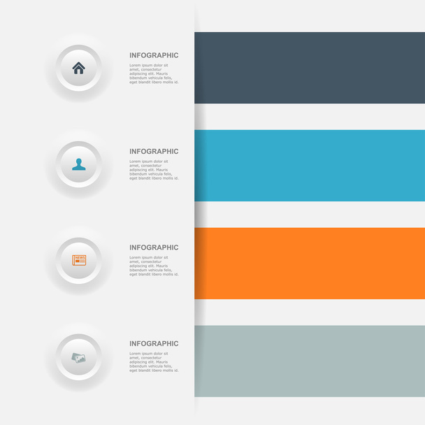 Modern Design template, can be used for infographics - Φωτογραφία, εικόνα