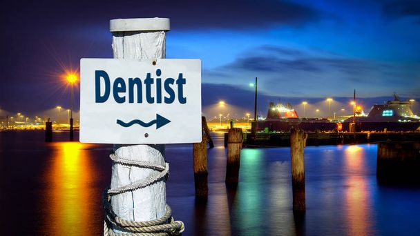 Street Sign to Dentist - Photo, Image