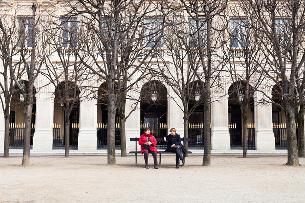 Palais Royal garden in Paris - Foto, afbeelding