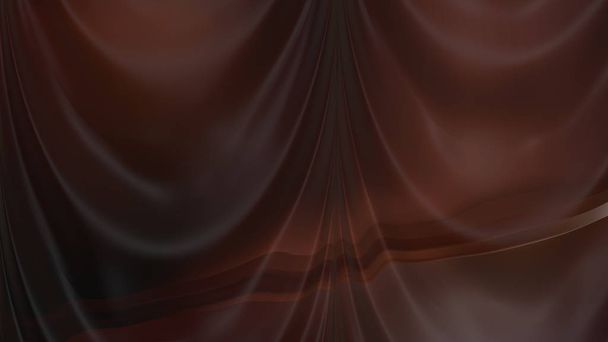 Absztrakt kávé barna függöny háttér gyönyörű elegáns illusztráció grafikai tervezés - Fotó, kép