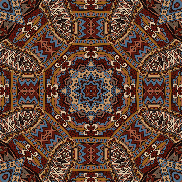 Fondo abstracto sin costura azulejos patrón vectorial geométrico
 - Vector, Imagen