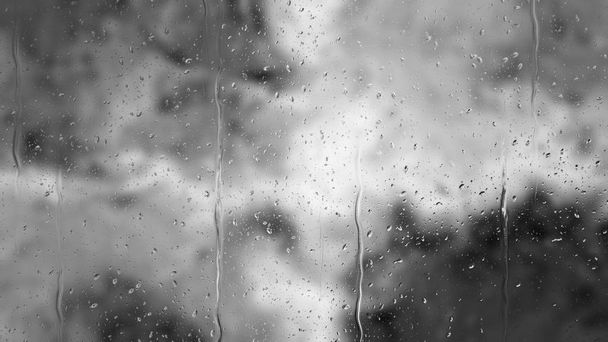 Ciemny szary deszcz krople wody tło piękny elegancki ilustracja grafiki projekt - Zdjęcie, obraz