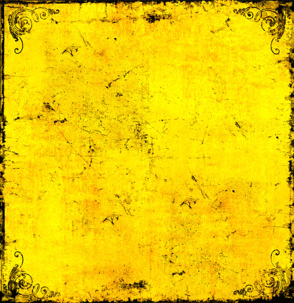 tło grunge żółty - Zdjęcie, obraz