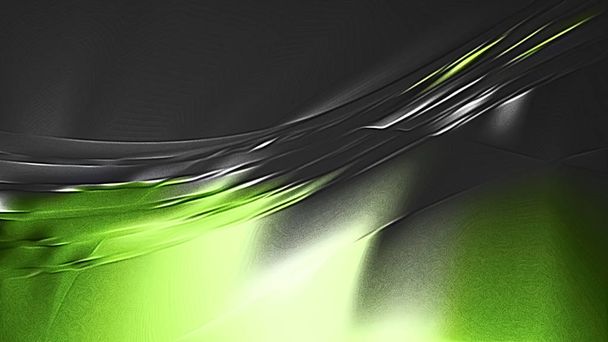 Green and Black Metallic Background Beautiful elegant Illustration graphic art design - Photo, Image