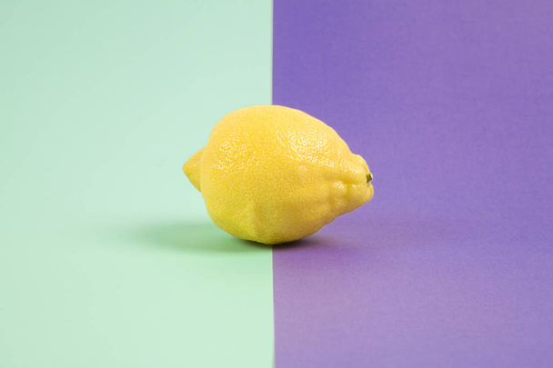 lemon minimal color - Photo, Image