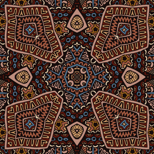 Fondo abstracto sin costura azulejos patrón vectorial geométrico
 - Vector, imagen