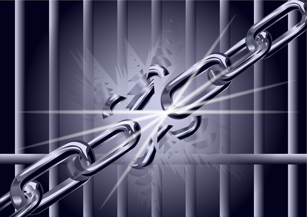 chain is broken - Vector, Image