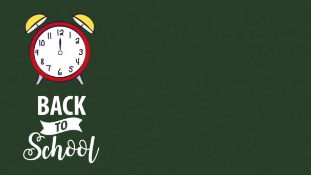 Back to school animation 4k - Footage, Video
