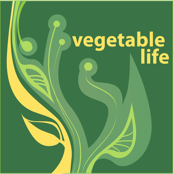 vida vegetal
 - Vetor, Imagem