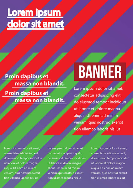 Banner, brochure, flyer and card voucher for header template, presentation, web banner, business design. Ultra violet vector illustration eps10. - ベクター画像