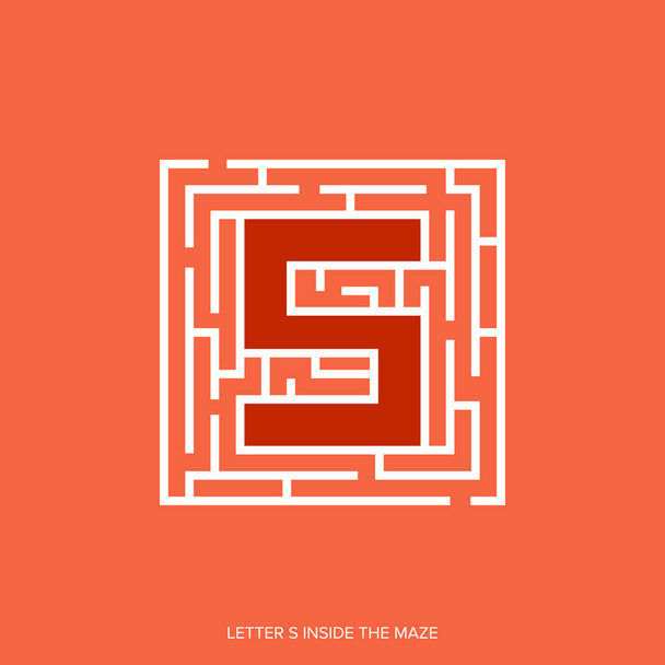 illustration vectorielle créative de l'alphabet lettre S
 - Vecteur, image