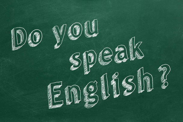 Do you speak English? - Photo, image