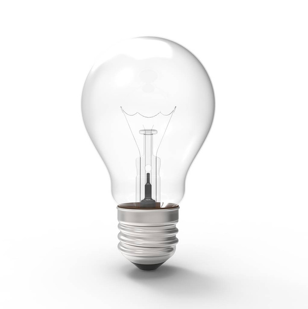 closeup view of light bulb, minimalistic image - Photo, Image
