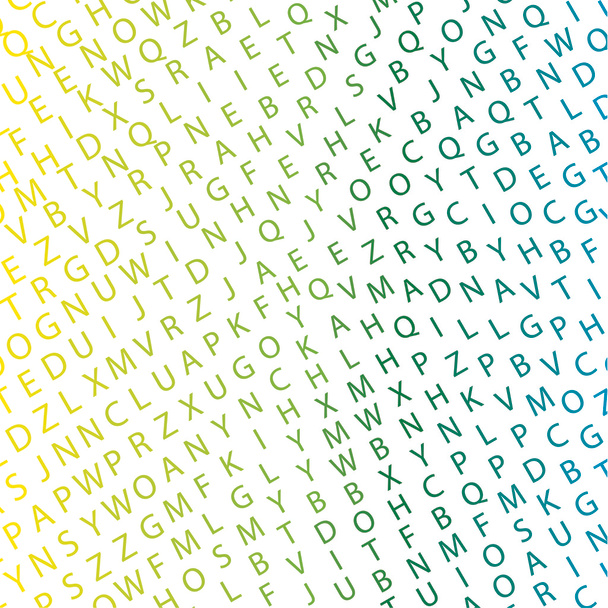 Halftone background with color letters - Vektor, kép