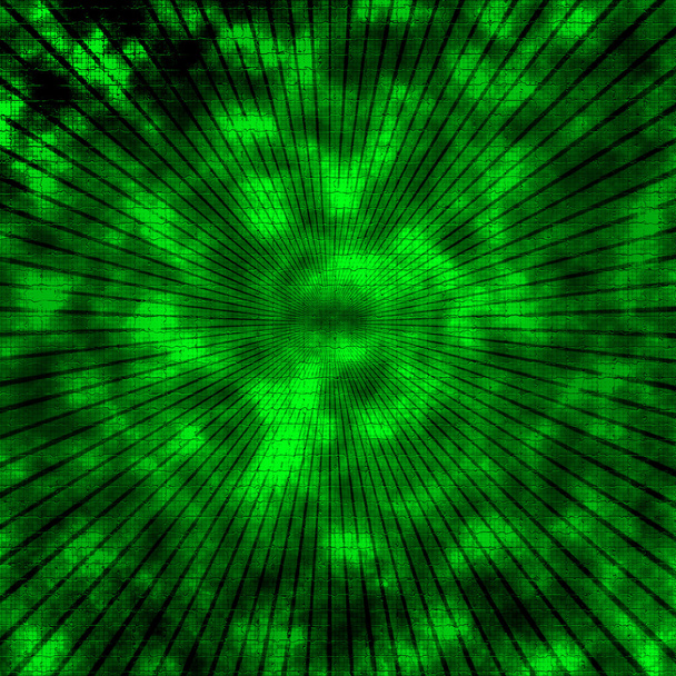 groene ray in grunge - Foto, afbeelding