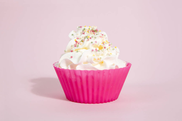 cupcake sprinkles pink - Photo, Image