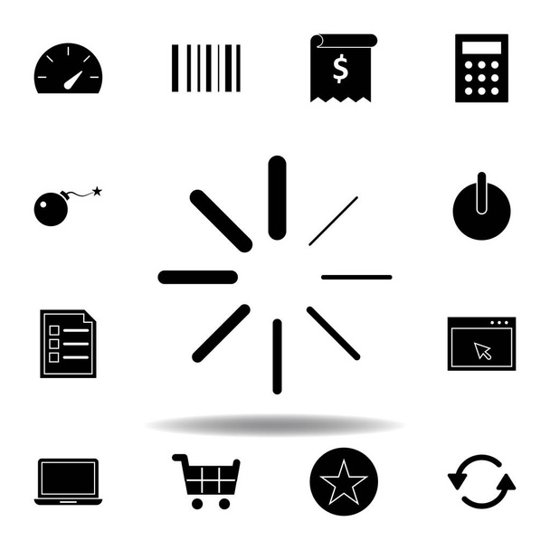 Εικονίδιο πίνακα εργαλείων ταχύτητας μετρητή. Τα σημεία και τα σύμβολα μπορούν να χρησιμοποιηθούν για το Web, το λογότυπο, την εφαρμογή για κινητές συσκευές, UI, UX - Διάνυσμα, εικόνα