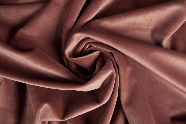 fabric pink velvet - Photo, Image