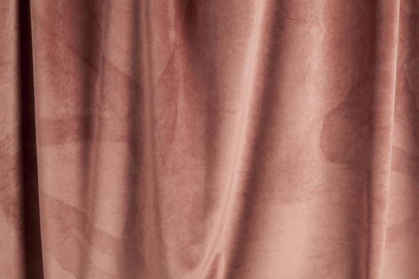 fabric pink velvet - Photo, image