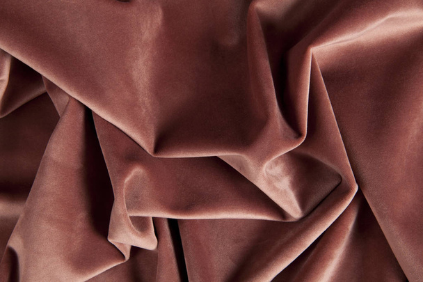 fabric pink velvet - Photo, Image