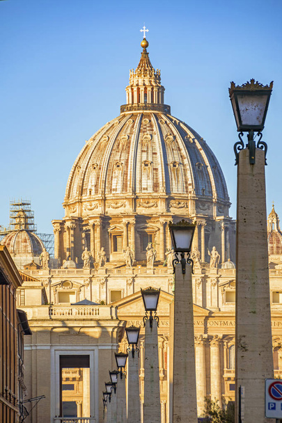 Saint Peter Basilica in Vatican Rome - Fotoğraf, Görsel