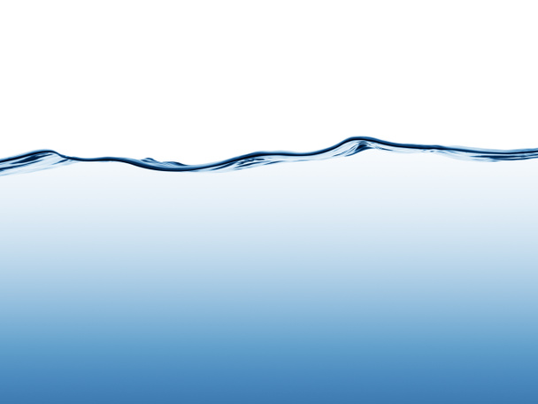 Графическая абстрактная синяя струящаяся волна воды с глубоким водным градиентом
 - Фото, изображение