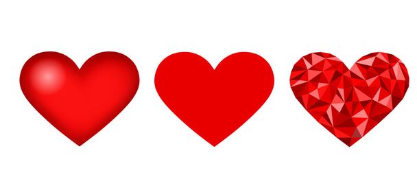 ikona nastavení červené srdce - Vektor, obrázek