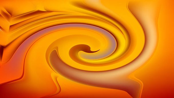Soyut Turuncu Spiral Arka Plan Güzel zarif İllüstrasyon grafik sanat tasarımı - Fotoğraf, Görsel