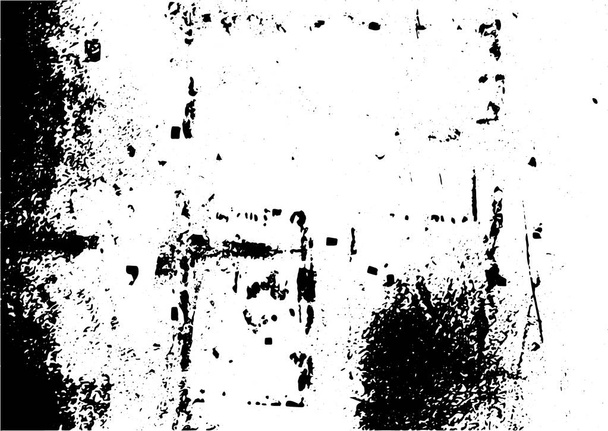 Black and white grunge. Distress overlay texture. Abstract surface dust and rough dirty wall background concept. Distress illustration simply place over object to create grunge effect . Vector EPS10. - Vector, Image