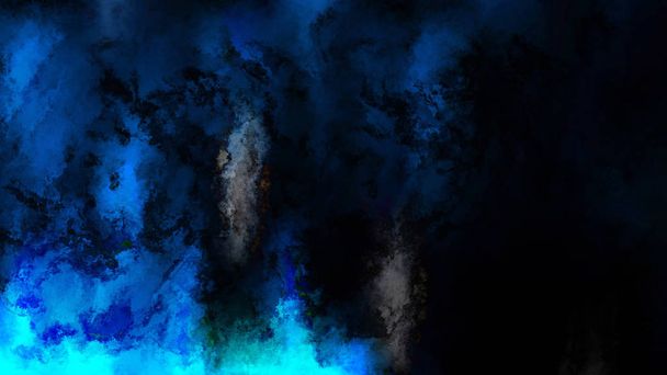 Black and Blue Watercolor Grunge Texture Background Beautiful elegant Illustration graphic art design - Photo, Image