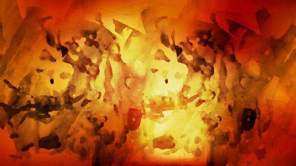 Koyu Turuncu Su Rengi Arka Plan Resim Güzel zarif İllüstrasyon grafik sanat tasarımı - Fotoğraf, Görsel